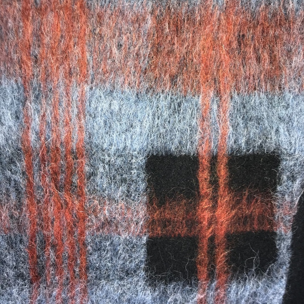McQ Alexander McQueen Plaid Front Mohair Sweater ASO several TV shows - Picture 8 of 10